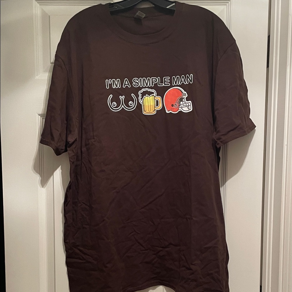 Brown Graphic T-Shirt